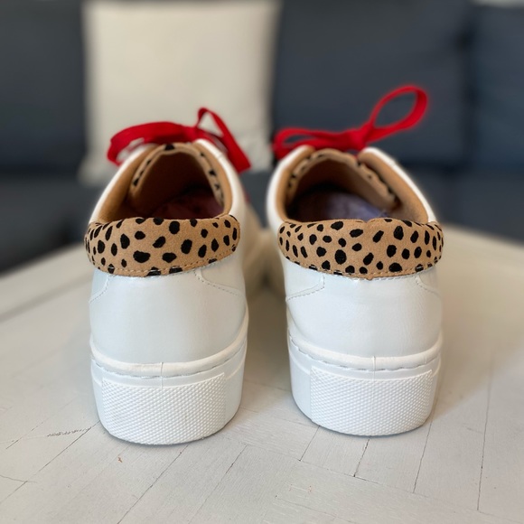 SOLD - Altar’d State Women’s Ryan White Cheetah Sneakers Size 9 - Picture 4 of 7